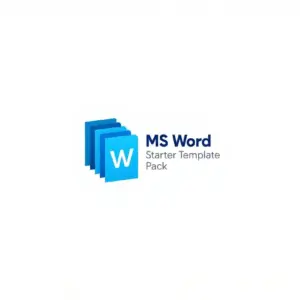 MS Word Starter Template Pack